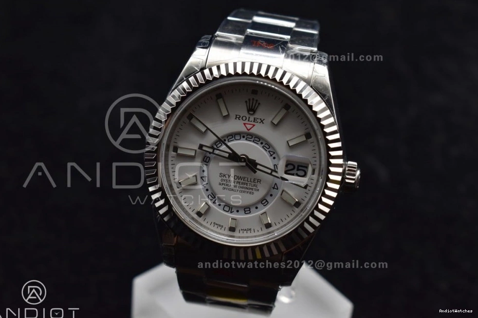 Dial SS 1114 White Skydweller Bracelet Edition Effortless SS on Noob A23J Best Oyster 0121